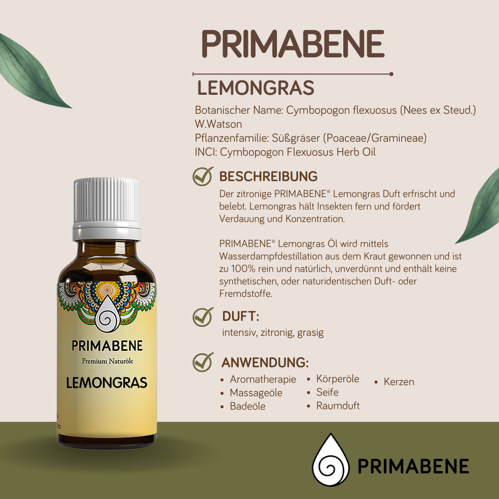 Bild von Lemongras , 100% rein ätherisches Öl